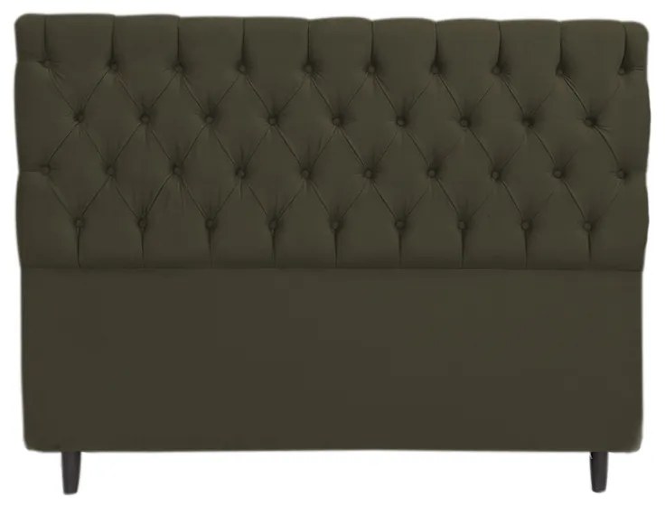 Cabeceira com Calçadeira Baú Solteiro 100cm Nicole Suede Marrom - Sheep Estofados - Marrom