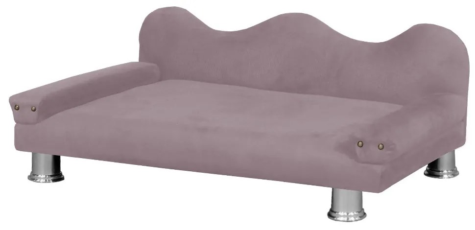 Cama Sofá Pet Meg Para Cães E Gatos Elegante e confortável Suede Crepe