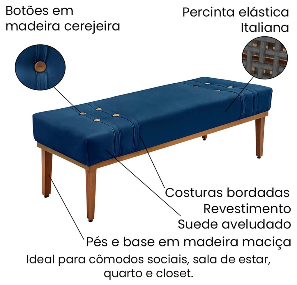 Recamier Santorini SPZ 195cm Suede - ADJ Decor