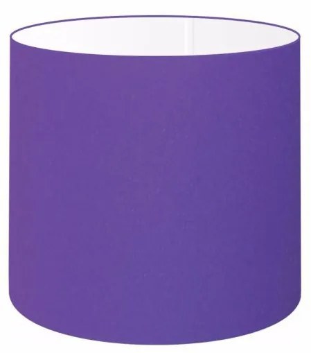 Cúpula Abajur Cilíndrica Cp-7005 Ø18x18cm Roxo