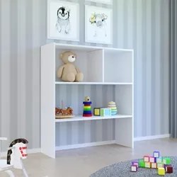 Estante Infantil Organizadora Com Nichos Susie Branco - Lumil Móveis