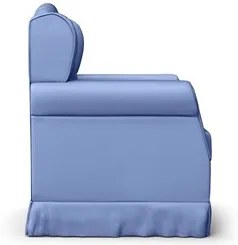 Poltrona de Amamentação Balanço Letícia Sintético Azul - Phoenix