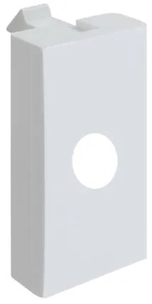 Modulo Saida Plastico Abs Branco Siena