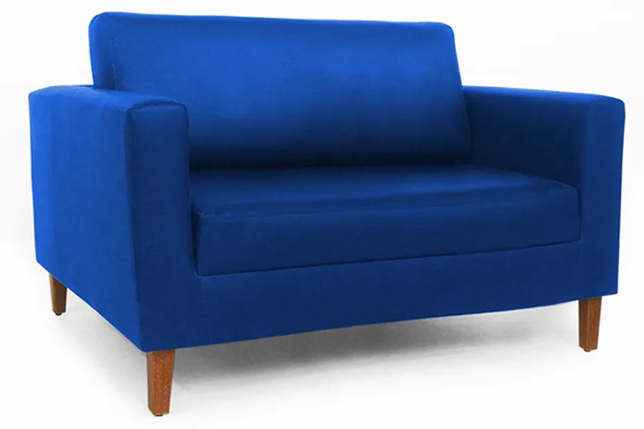 Conjunto Namoradeira + 2 Poltrona Gabriela Courino Azul Royal