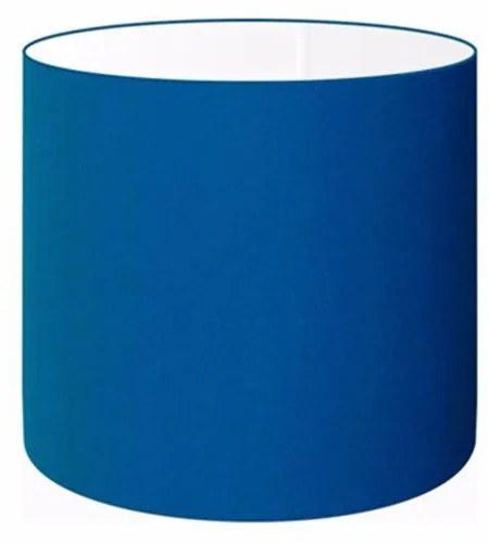 Cúpula Abajur Cilíndrica Cp-8005 Ø18x18cm Azul Marinho