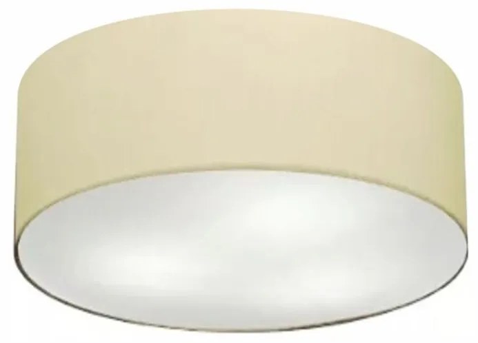 Plafon de Sobrepor Cilíndrico SP-3005 Cúpula Cor Algodão Crú