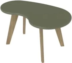 Mesa de Centro Orgânica 90cm Para Sala Cassia Menta A09 - Mpozenat