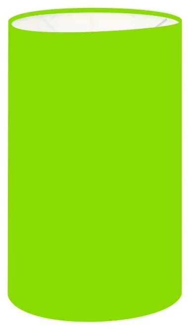 Cúpula Abajur Cilíndrica Cp-7002 Ø13x30cm Verde Limão