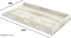 Tampo Para Balcão 94cm 100% MDF Americana Calcare - Henn
