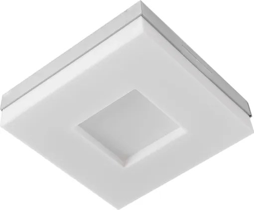 Plafon Led Sobrepor Quadrado Branco 9W 1125Lm Asturias - LED BRANCO QUENTE (3000K)