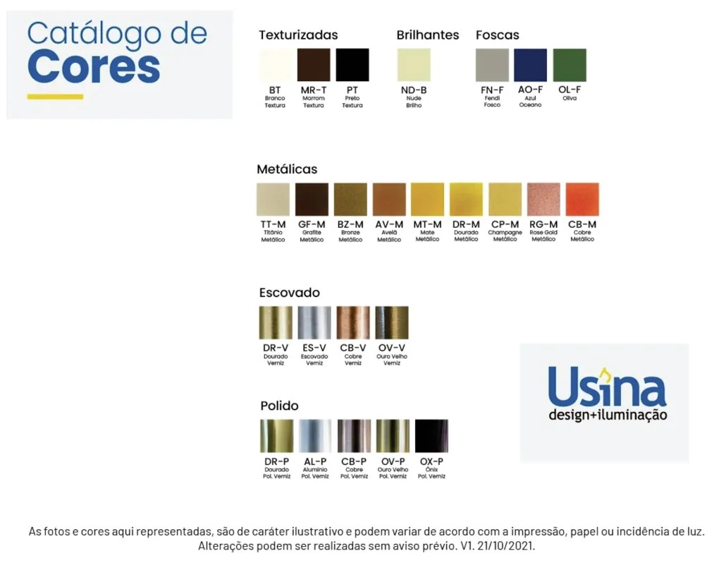 Luminária De Chão Platinum 24X29X156,5Cm 1Xmr11 - Usina 16939/1 (ND-B - Nude Brilho)