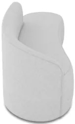 Sofá 3 Lugares Para Sala 180cm Orgânico Wendi Linho Cinza I01  - Mpoze