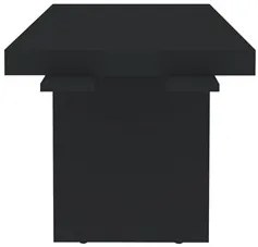 Mesa de Apoio Lateral 89cm Tamburato Preto - Artany