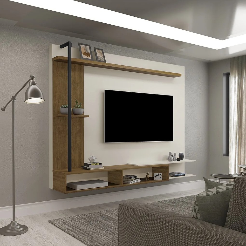 Painel Suspenso para TV Mirela até 65" ML01 - ADJ Decor
