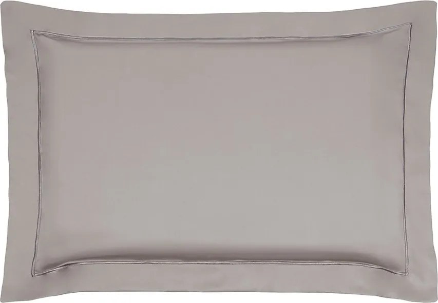 Jogo 2 Fronhas Kacyumara 300 Fios Festoné Lázio - Fend Stone  50 x 70 cm