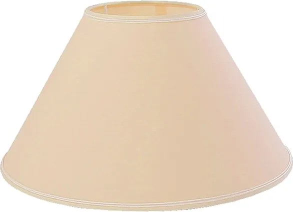 Cupula Para Abajur Tecido Bege 42Cm