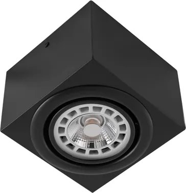 Plafon Sobrepor Aluminio R70 5W 8Cmx11cm - PRETO