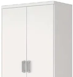 Guarda Roupa Multiuso Margarida 02 Portas de Abrir Branco - Henn