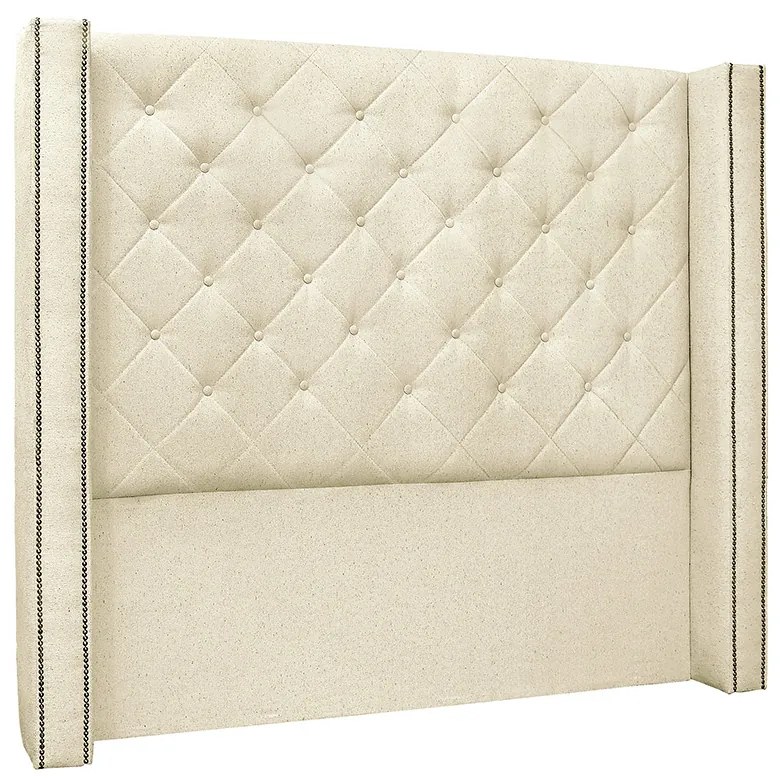 Cabeceira Cama Box King 195 cm Vicenza Linho S04 - D'Rossi - Perola