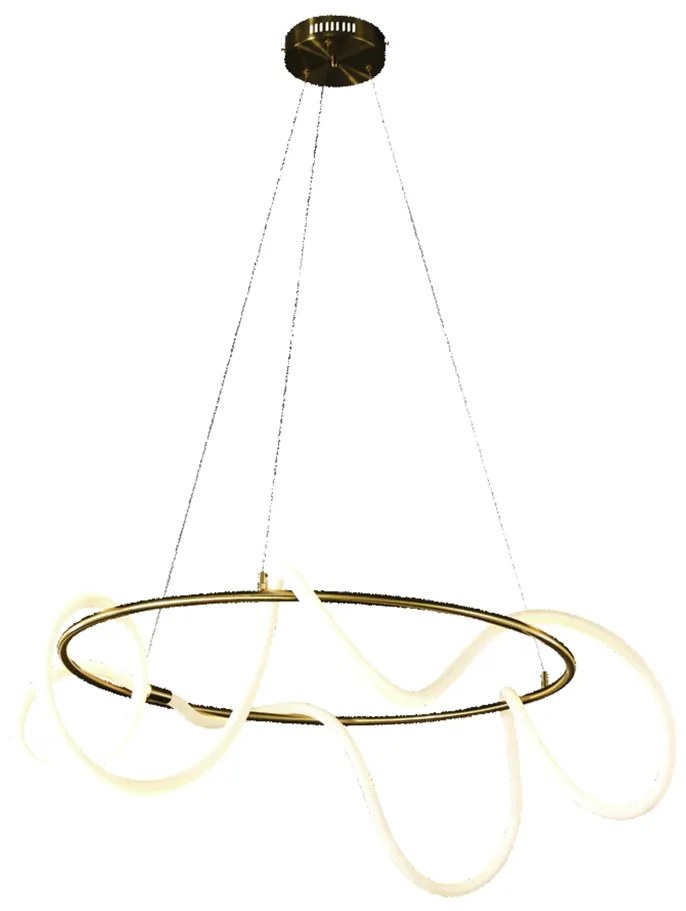 Pendente Mantra Redondo Ø80X30Cm Led 45W 2700K Bivolt | Bella Iluminaç...