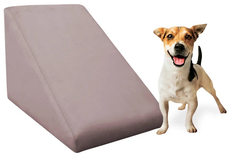 Rampa Pet Almofadada Veludo Cores para Cachorros e Gatos Rampinha Pet - Crepe