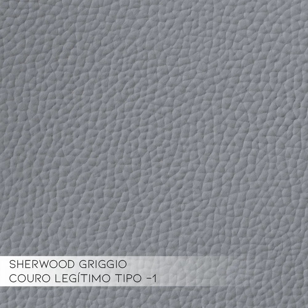 Poltrona do Papai Reclinável Elétrica com Controle Kyoto Lift Couro Cinza G43 - Gran Belo