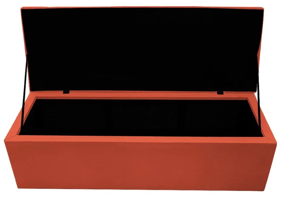 Calçadeira Copenhague 195 cm King Size Suede Terracota - ADJ Decor