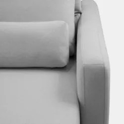 Sofá Retrátil Reclinável 240cm Sinna F05 Linho Cinza - Mpozenato