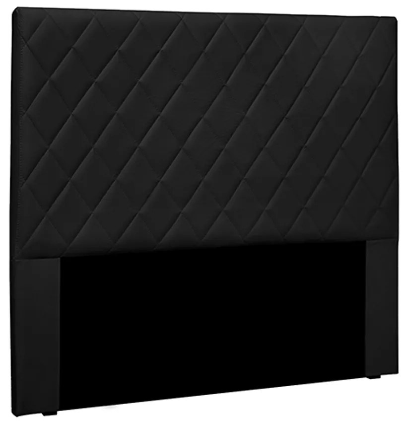 Cabeceira Decorativa 1,40M Baelon Veludo Preto G63 - Gran Belo