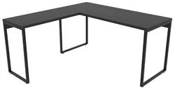 Mesa de Escritório Office em L 150x150cm Estilo Industrial Prisma C08