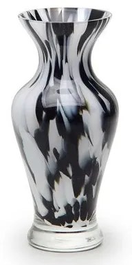 Vasinho 76 Multicor Preto e Branco Murano Cristais Cadoro