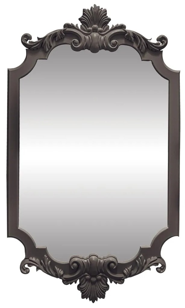 Espelho Lavanda Fresado e Entalhado - Cinza Claire Clássico Kleiner