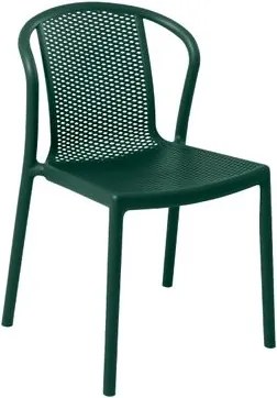Cadeira Tramontina Louise Empilhável Verde em Polipropileno
