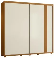 Guarda Roupa Casal 240cm 2 Portas Aline Flex A02 Off/Sálvia - Mpozenat