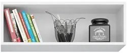 Kit 2 Armários Aéreos Geladeira Veneza 70cm 1 Porta Branco - Lumil Móv