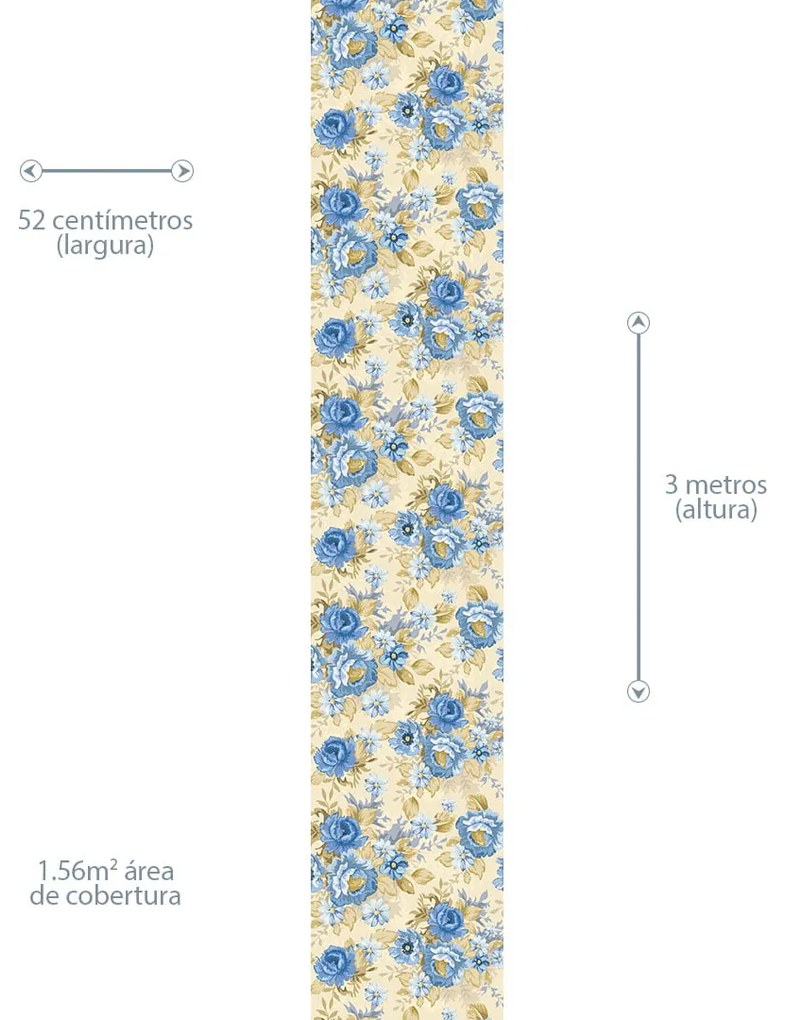 Papel de Parede Floral Desenho