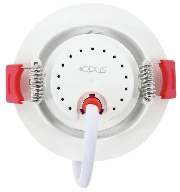 Spot De Embutir Redondo 3W 6500K Led Bivolt Ø7,4X2,5Cm | Opus Eco 3302...
