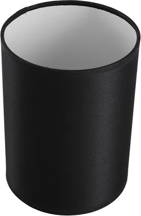 Cupula Cilindrica Preta 15Cm