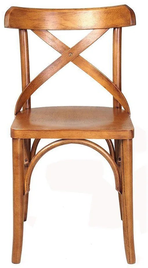 Cadeira Decorativa Crift Carvalho Escovado G54 - Gran Belo