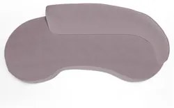 Sofá Living  3 Lugares 260cm Braço Direito Mozart D06 Veludo Rosê - Mp