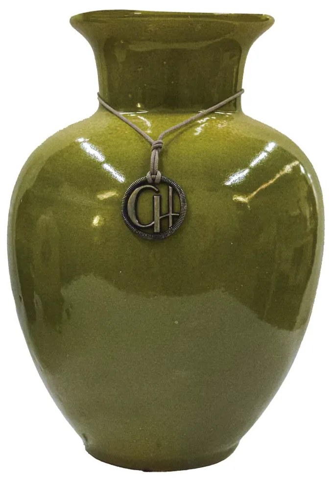 Vaso Bojo - Cerâmica Branca 36x22x22 - vitória régia