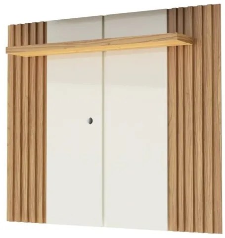 Painel Suspenso Vera Cruz cor Off White com Freijo 1,40 MT (LARG) - 56238 Sun House