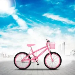 Bicicleta July Infantil Juvenil Aro 20 Rosa Neon - Colli Bike