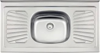 Pia de Apoio Tramontina New Raggi 40 em Aço Inox 105x52 cm