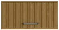 Armário Aéreo Basculante 80cm Rita Freijó/Ripado Z44        - Mpozenat