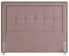 Cabeceira Cama Box Casal 140cm Paolla Z37 Veludo Rosê - Mpozenato