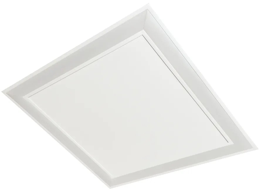 Embutido Convert Pro 42X42X05Cm 36,8W Led Bivolt | Usina 19220/42 (BT - Branco Texturizado, 3000k)