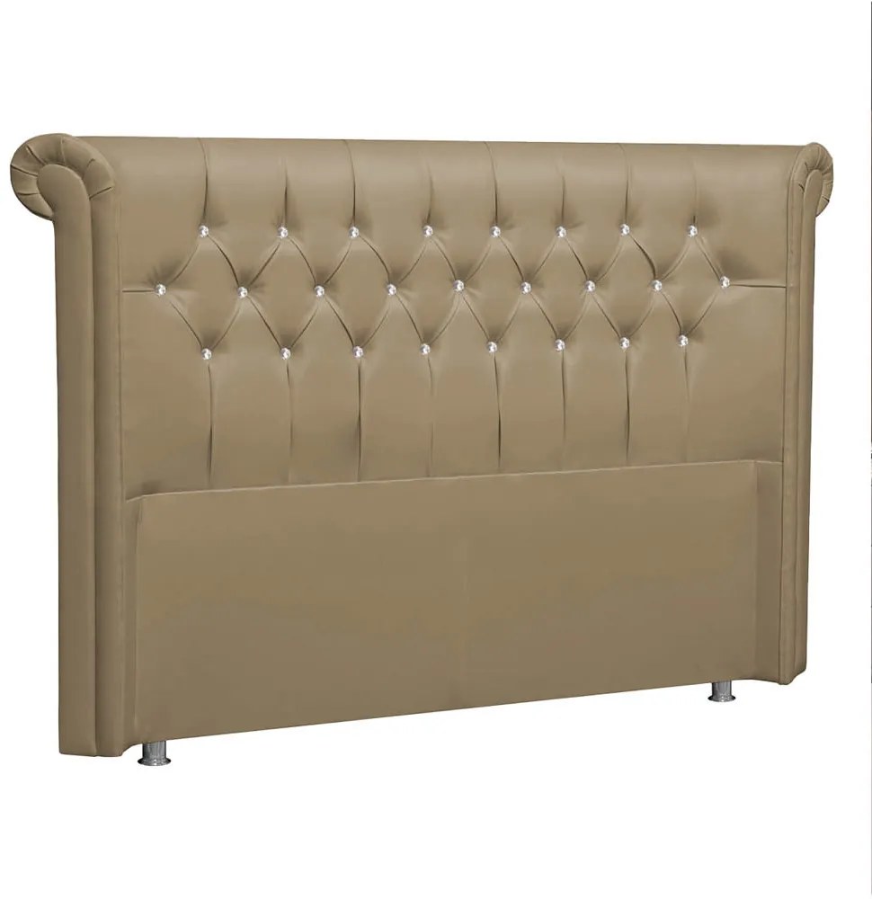 Cabeceira Solteiro Brescia P04 90 cm Suede - ADJ Decor