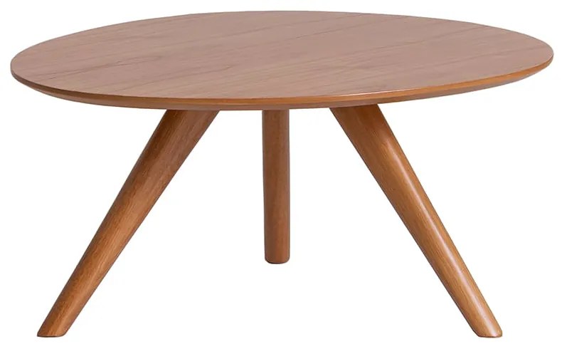 Mesa de Centro Gota Oval Cinamomo 34x60cm