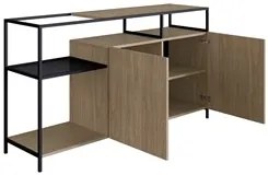 Buffet Para Sala de Jantar 2 Portas Pés Metálicos Dinâmico Hanover/Pre
